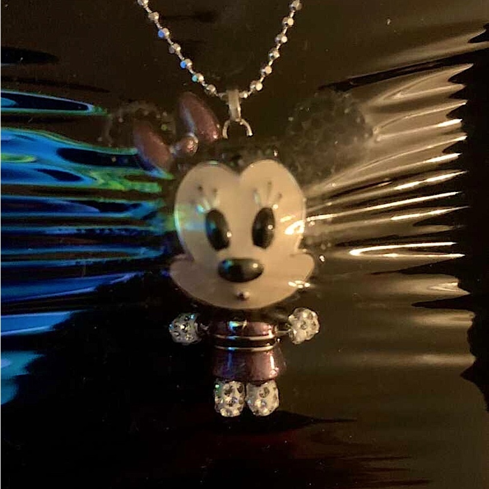 Swarovski Crystal Minnie Mouse Cuties Necklace